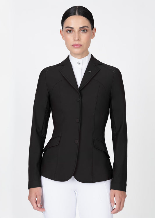 Maximilian Equestrian Aura chaqueta de concurso (Black) para equitación