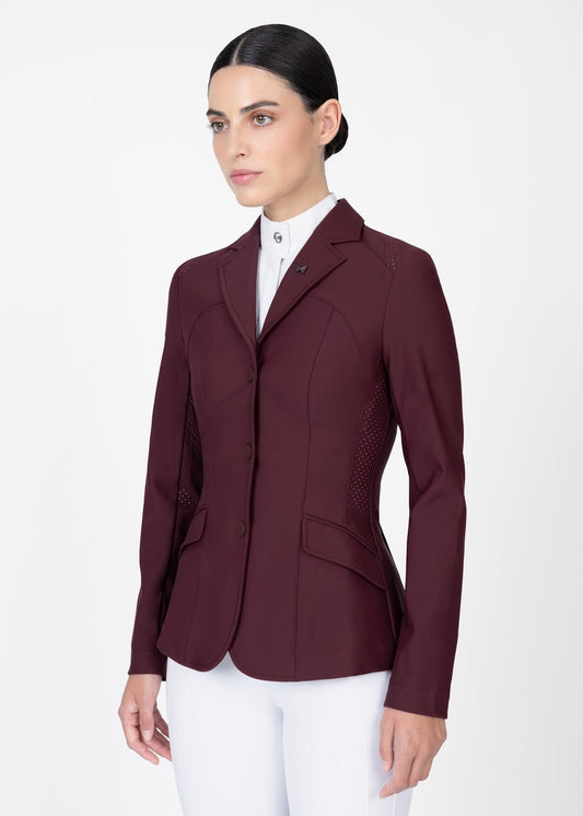 Maximilian Equestrian Aura chaqueta de concurso (Burgundy) para equitación - vista 2