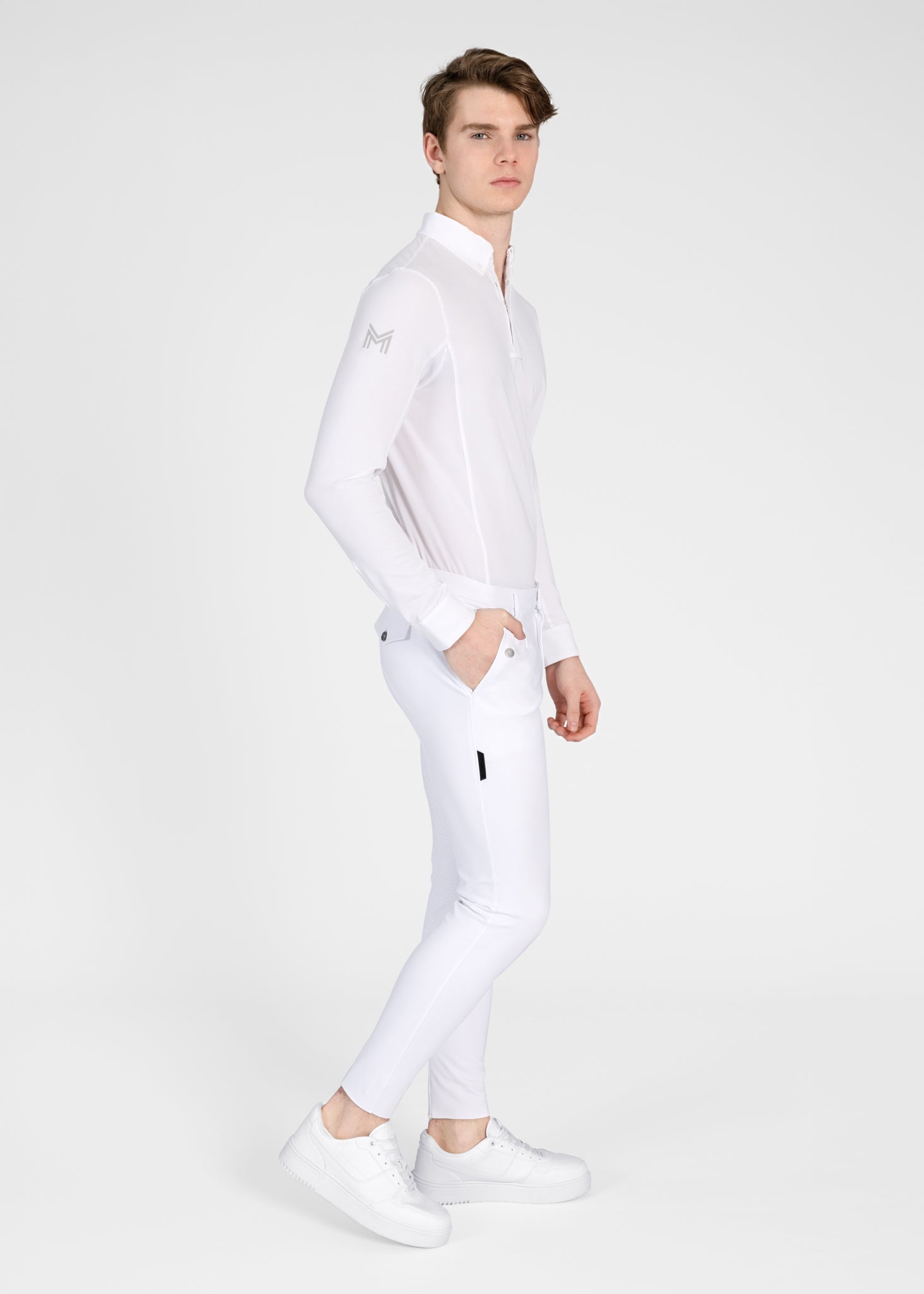 Camiseta técnica Maximilian Equestrian Focus Long Sleeve Competition Shirt detalle 8