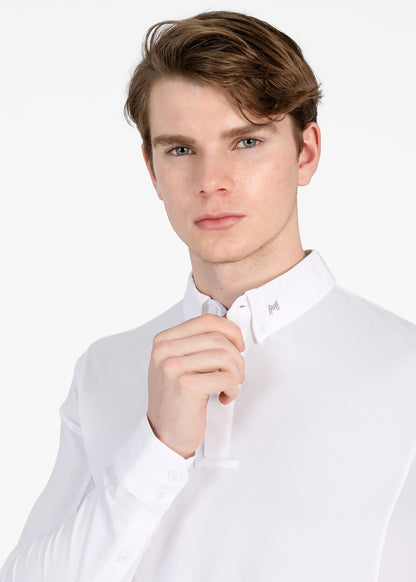 Camiseta técnica Maximilian Equestrian Focus Long Sleeve Competition Shirt detalle 5