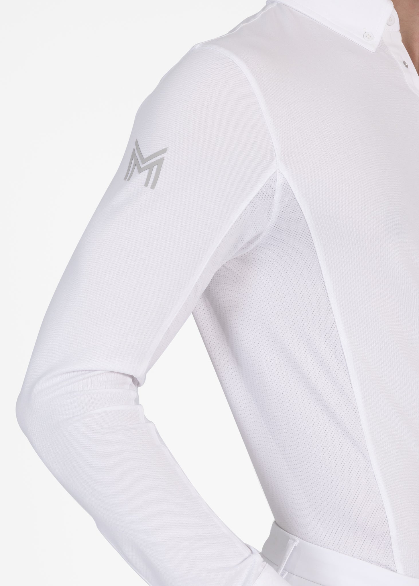 Camiseta técnica Maximilian Equestrian Focus Long Sleeve Competition Shirt detalle 6