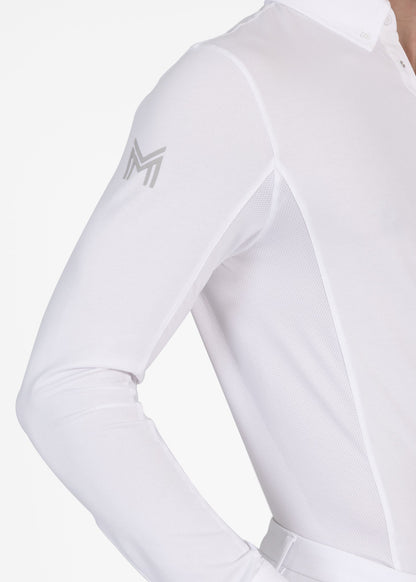 Camiseta técnica Maximilian Equestrian Focus Long Sleeve Competition Shirt detalle 6
