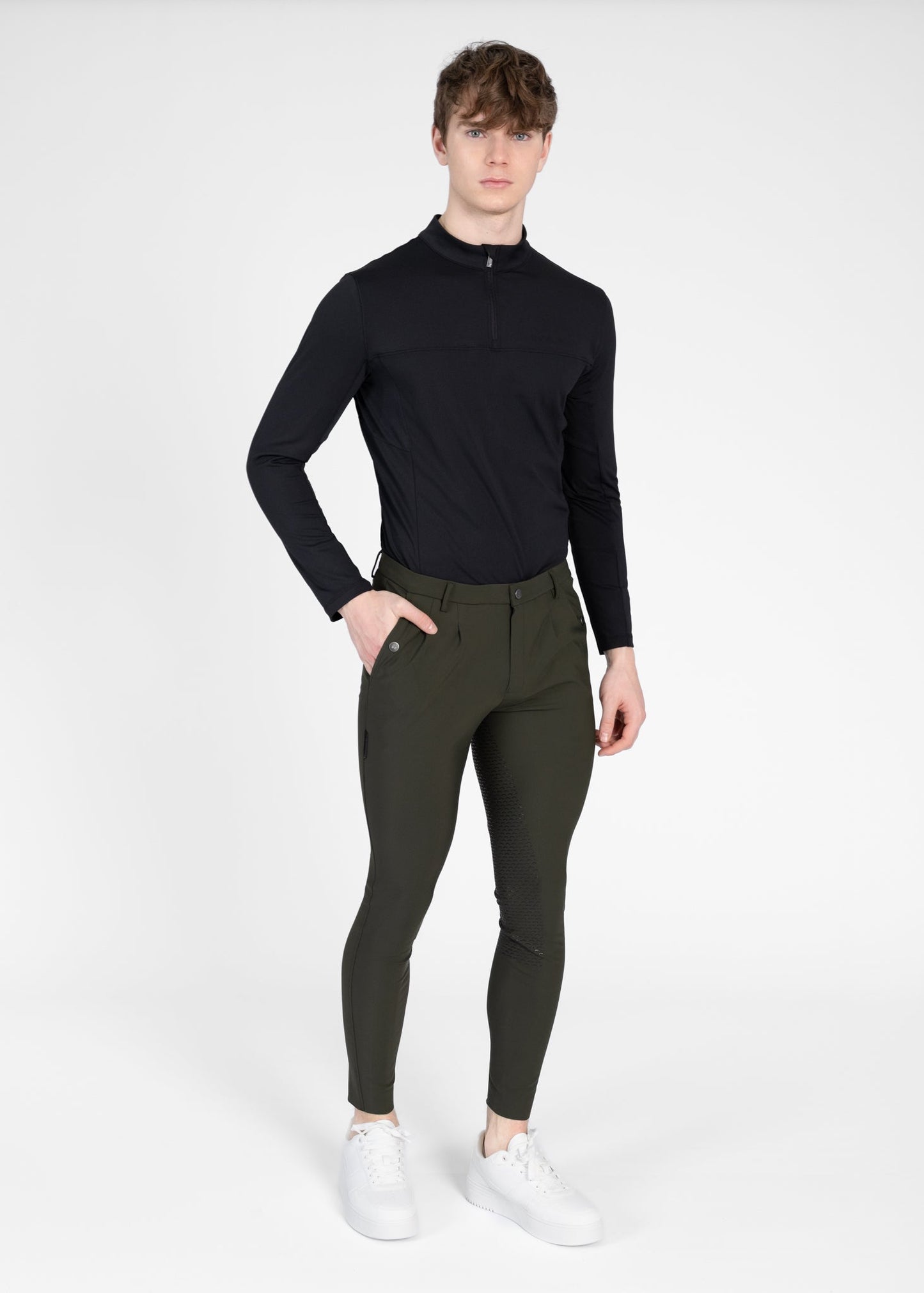 Producto ecuestre Maximilian Equestrian Founder Breeches (Moss) detalle 10