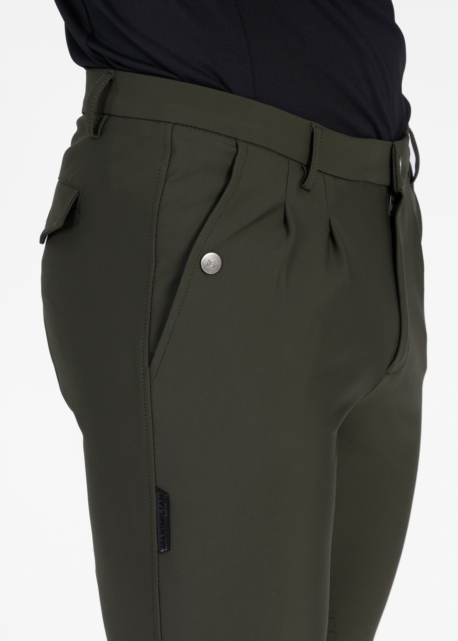 Producto ecuestre Maximilian Equestrian Founder Breeches (Moss) detalle 7