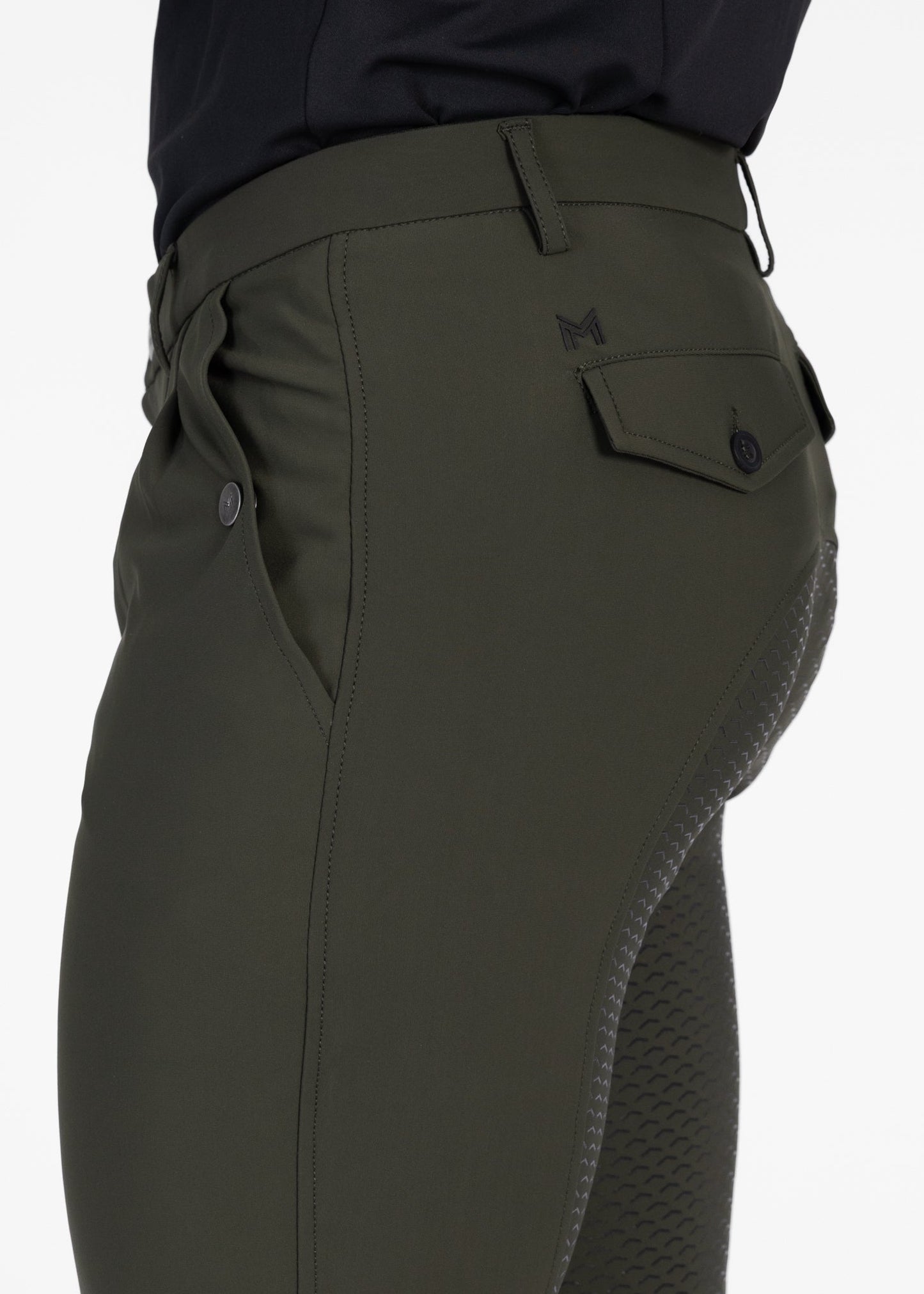 Producto ecuestre Maximilian Equestrian Founder Breeches (Moss) detalle 8