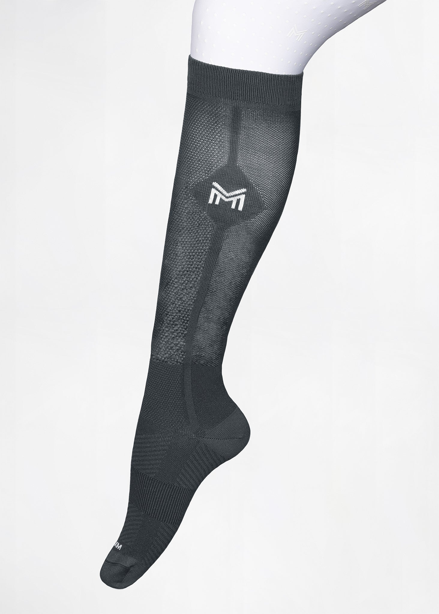 Producto ecuestre Maximilian Equestrian Neo Riding Socks (Graphite) detalle 4