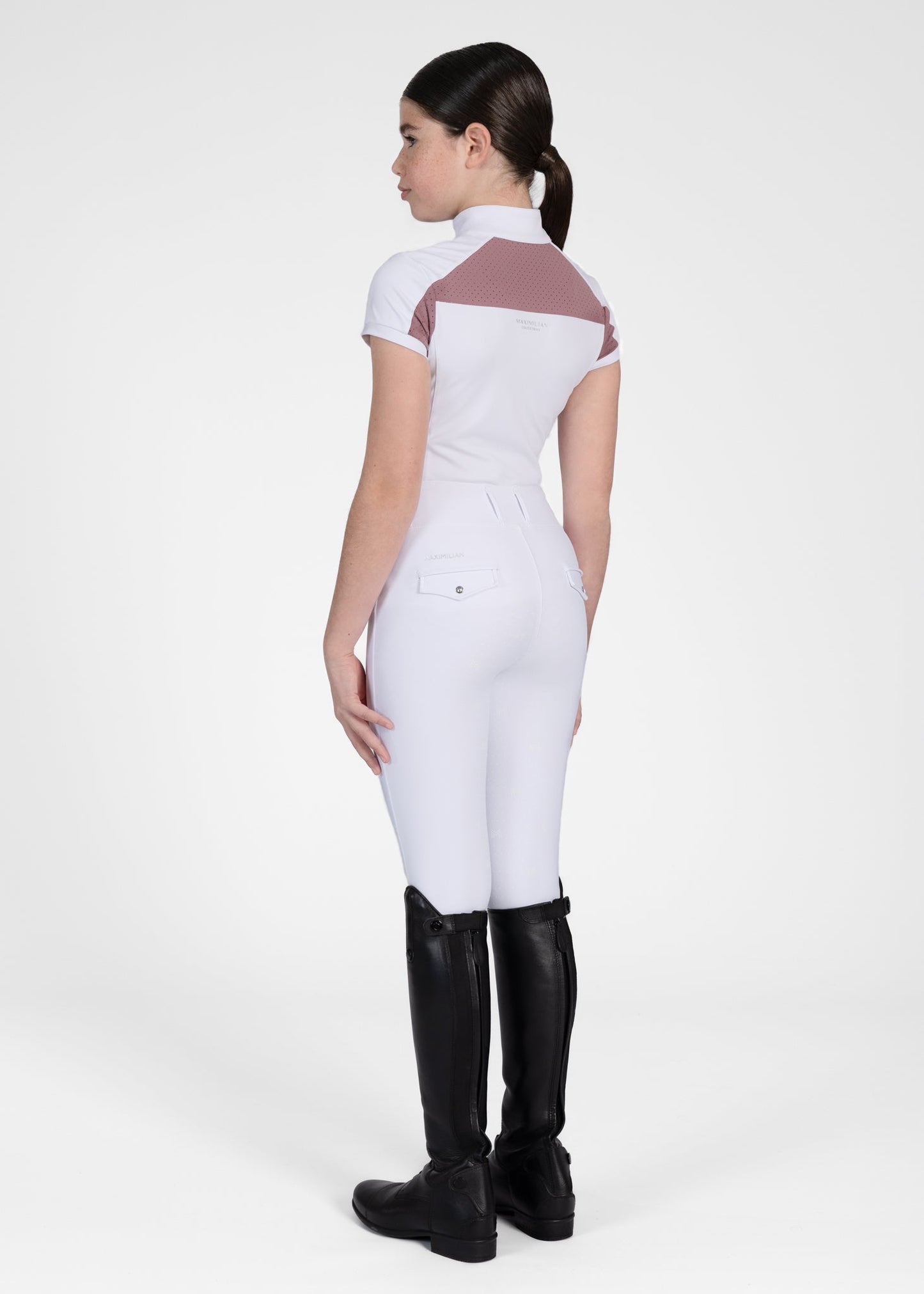 Camiseta técnica Maximilian Equestrian YR Aveen Short Sleeve Show Shirt detalle 8