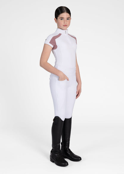 Camiseta técnica Maximilian Equestrian YR Aveen Short Sleeve Show Shirt detalle 7