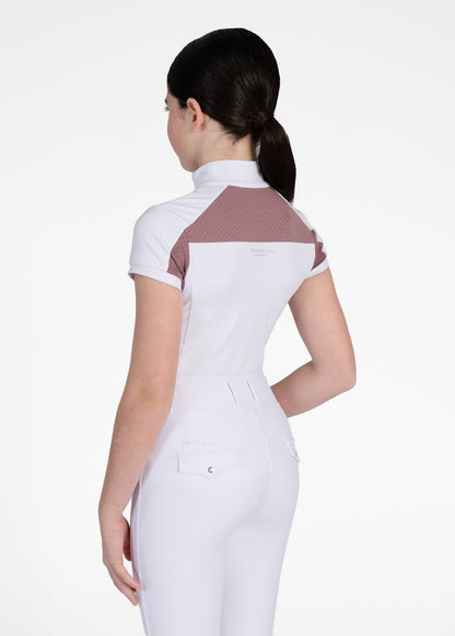 Camiseta técnica Maximilian Equestrian YR Aveen Short Sleeve Show Shirt detalle 3