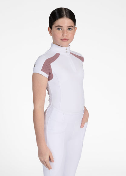 Camiseta técnica Maximilian Equestrian YR Aveen Short Sleeve Show Shirt detalle 4