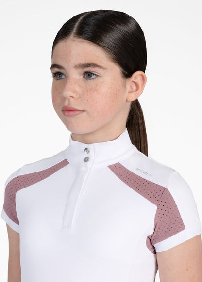 Camiseta técnica Maximilian Equestrian YR Aveen Short Sleeve Show Shirt detalle 5