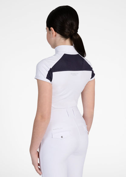 Camiseta técnica Maximilian Equestrian YR Aveen Short Sleeve Show Shirt detalle 3
