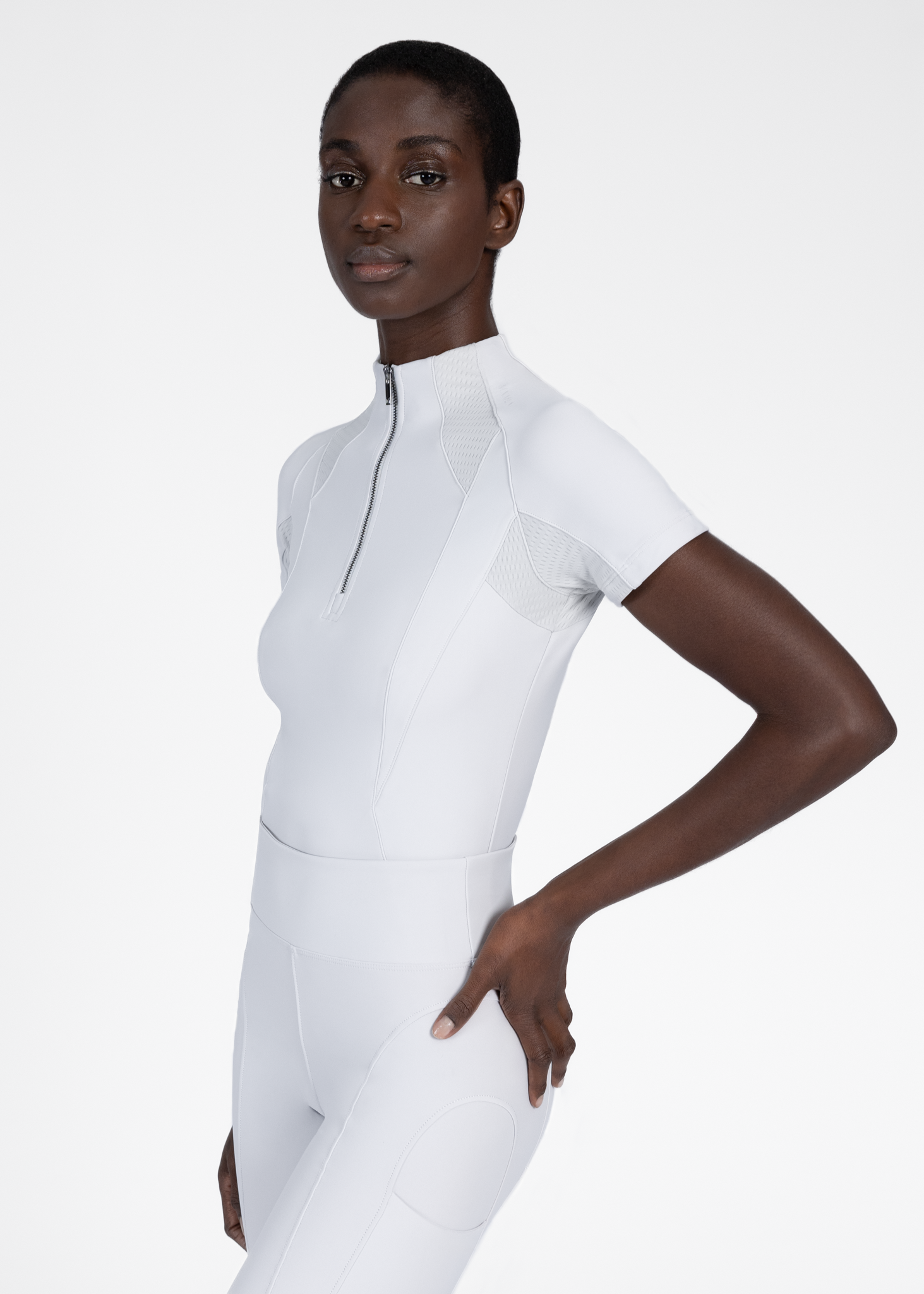 Base Layer Frame Manga Corta Maximilian Blanco