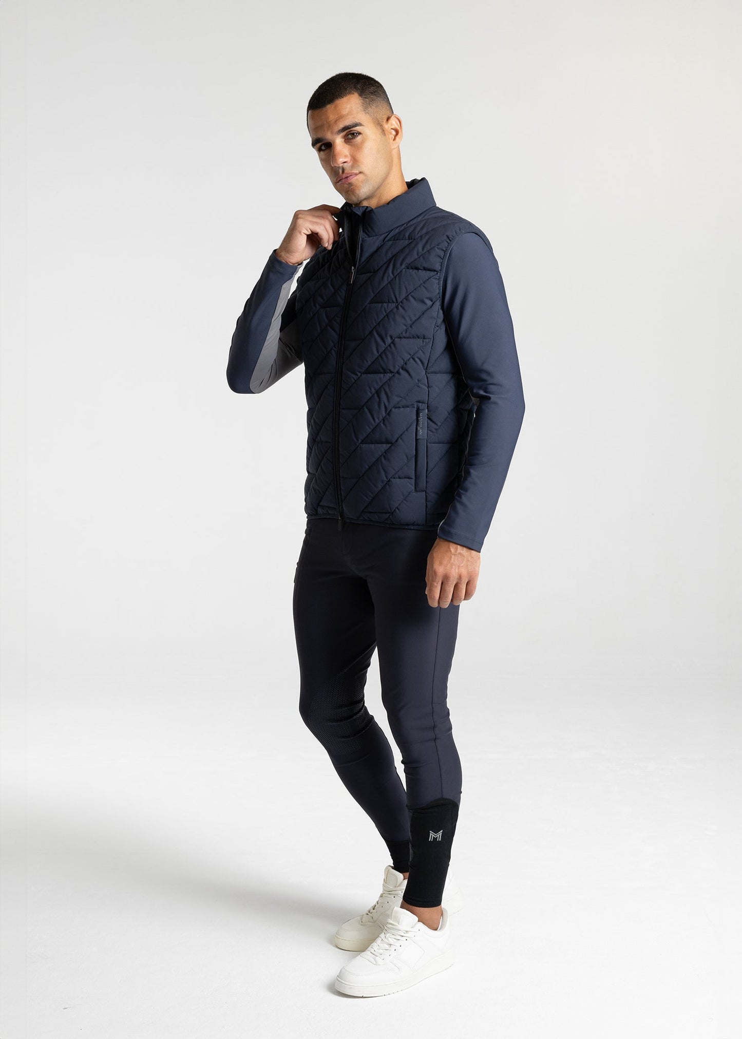 Camiseta técnica Maximilian Equestrian Men Zenith Vest (Atlantic) detalle 12
