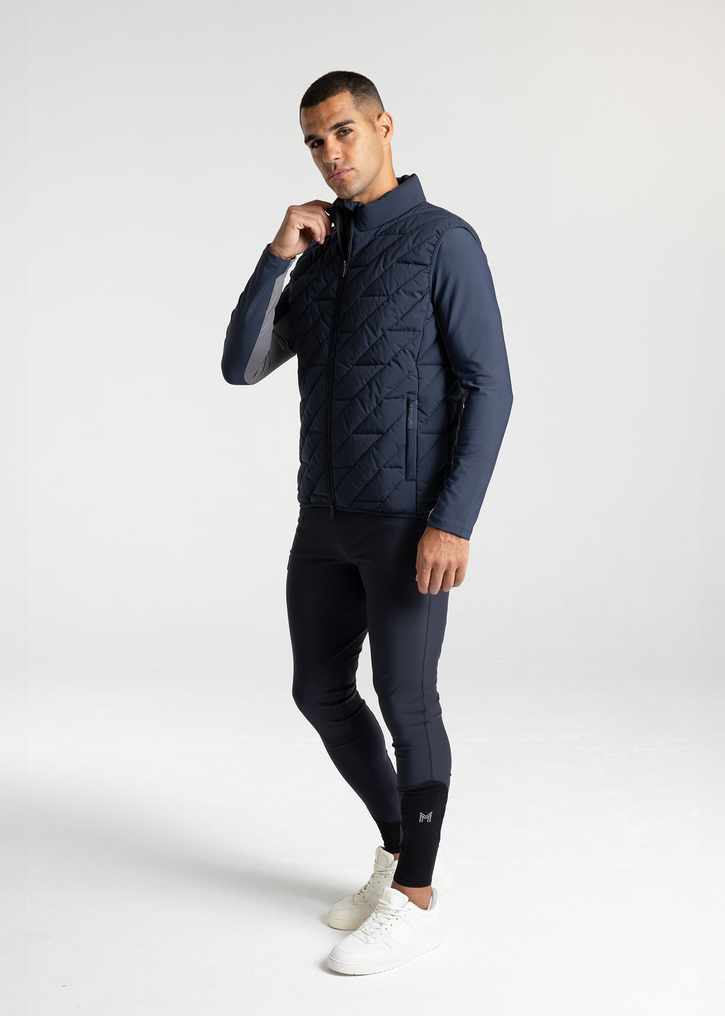 Camiseta técnica Maximilian Equestrian Men Zenith Vest (Atlantic) detalle 12