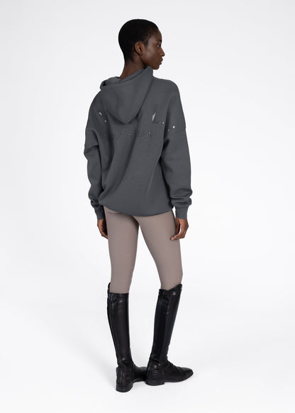 Producto ecuestre Maximilian Equestrian Women Icon Oversized Hoodie (Graphite) detalle 7