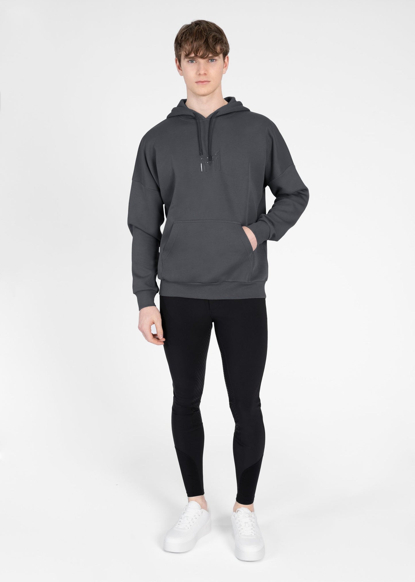 Maximilian Equestrian Icon Oversized Hoodie (Graphite)