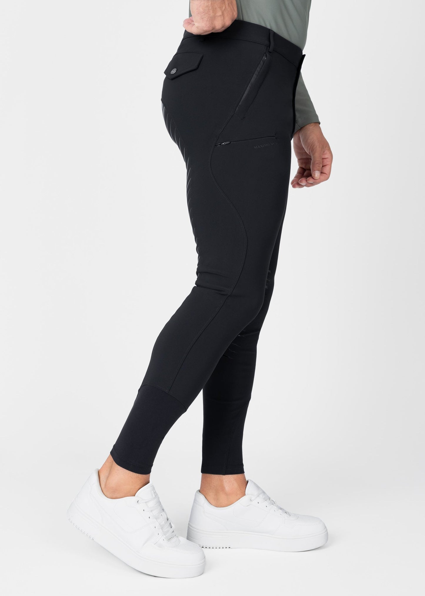 Producto ecuestre Maximilian Equestrian Vector Breeches (Black) detalle 6