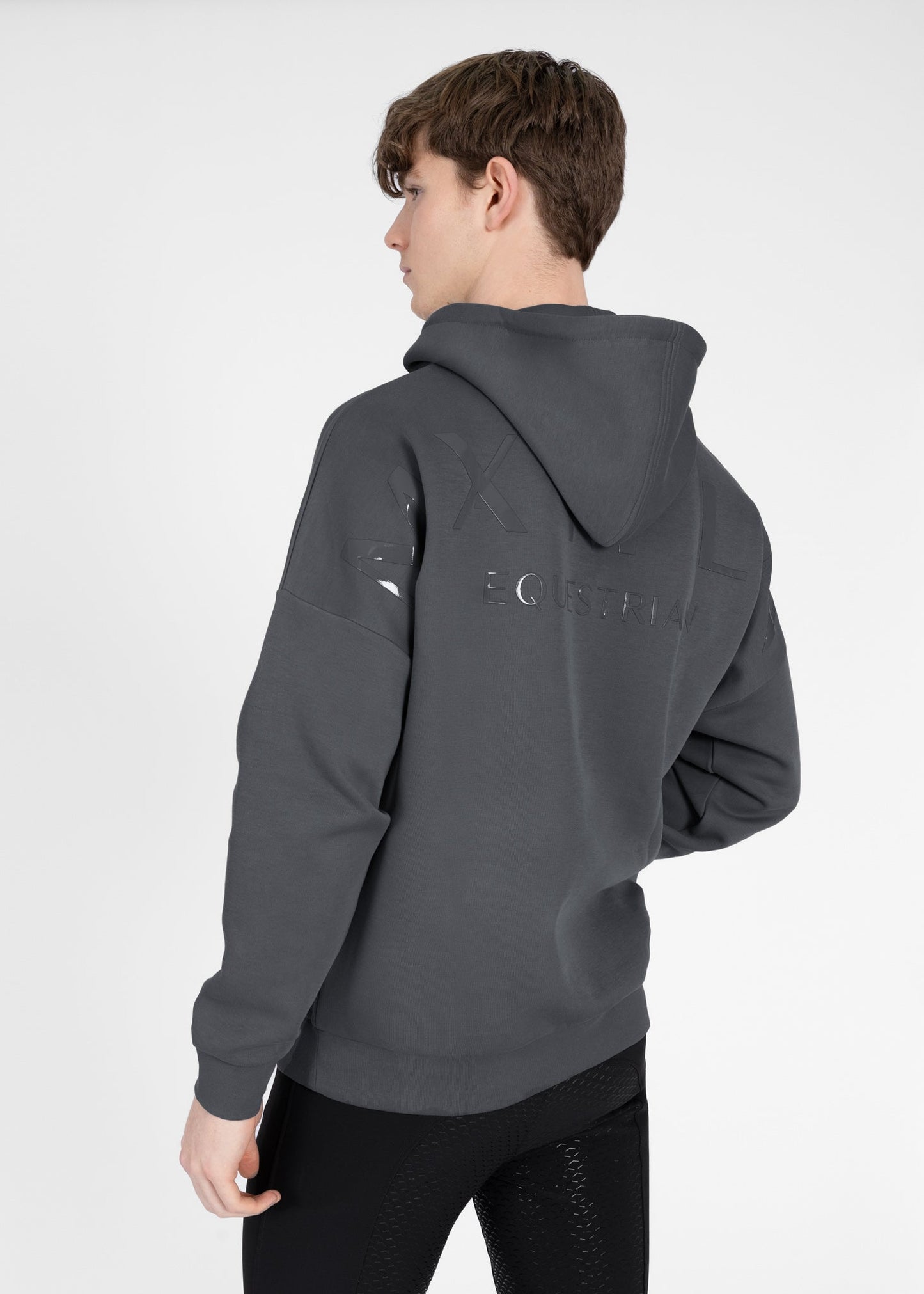 Maximilian Equestrian Icon Oversized Hoodie (Graphite)