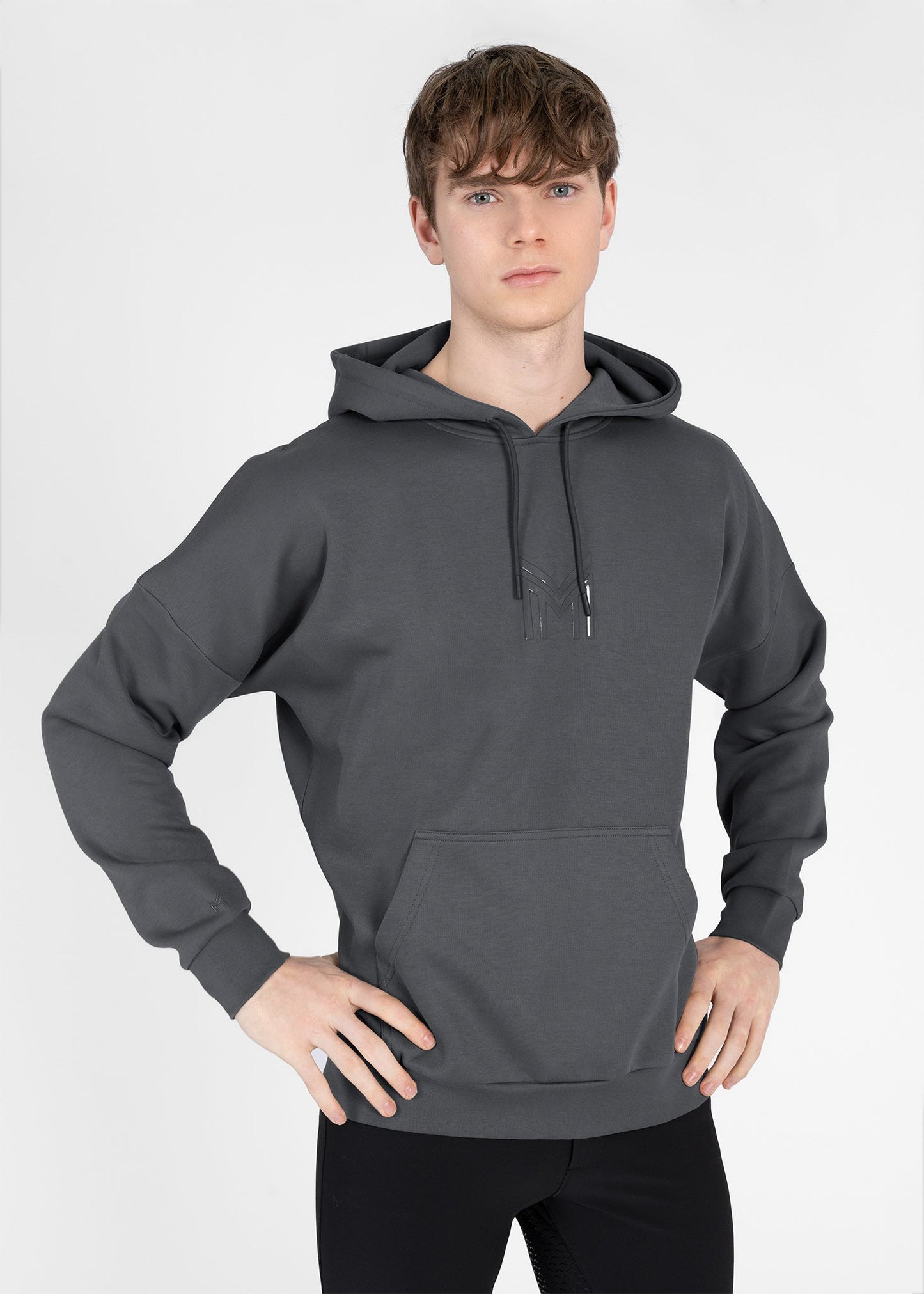 Maximilian Equestrian Icon Oversized Hoodie (Graphite)