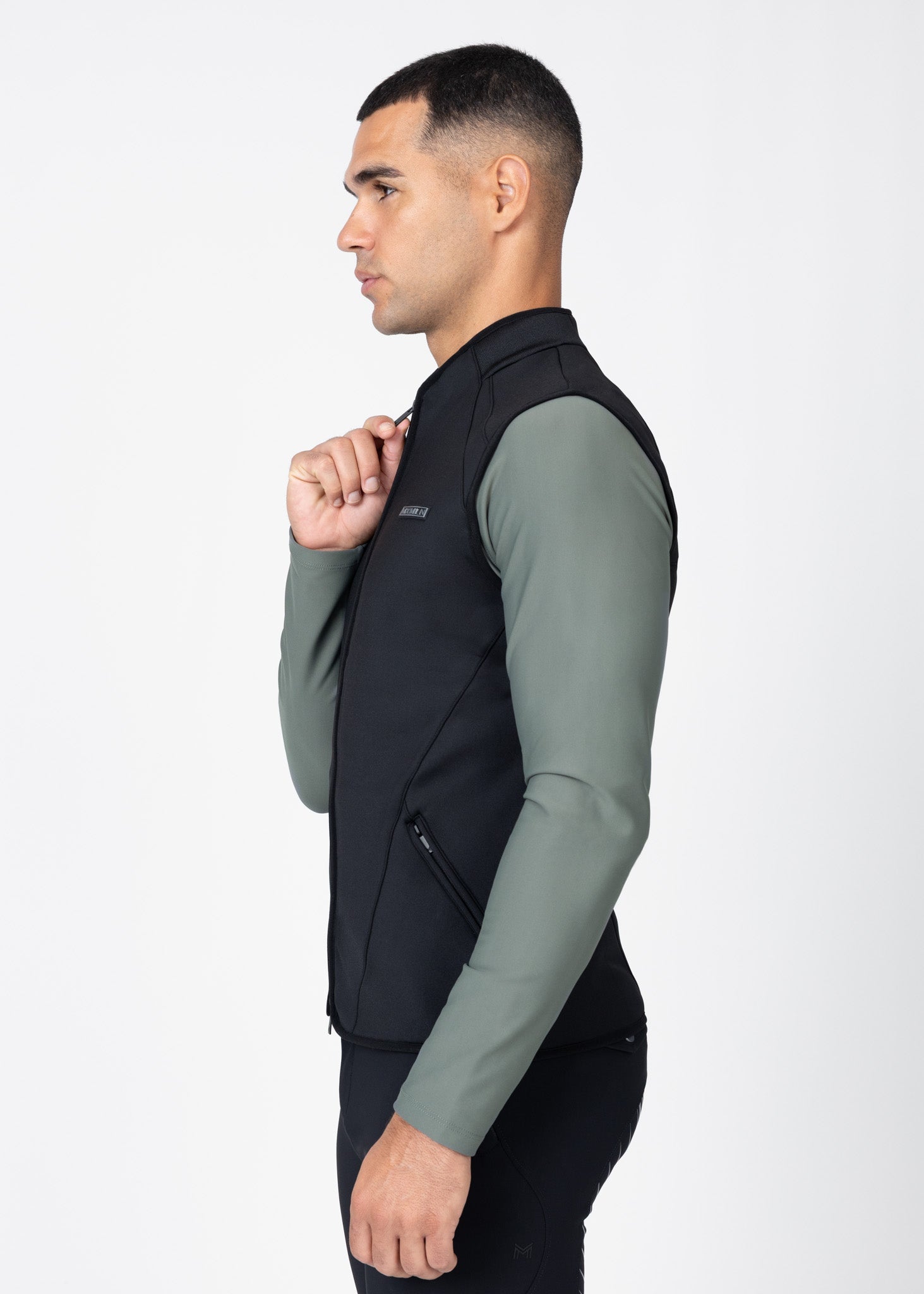 Camiseta técnica Maximilian Equestrian Grid Technical Vest (Black) detalle 2
