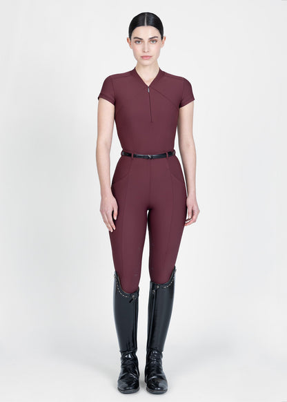 Mallas Maximilian Equestrian Halo leggings de equitación + Belt (Rosewood) para equitación - vista 11