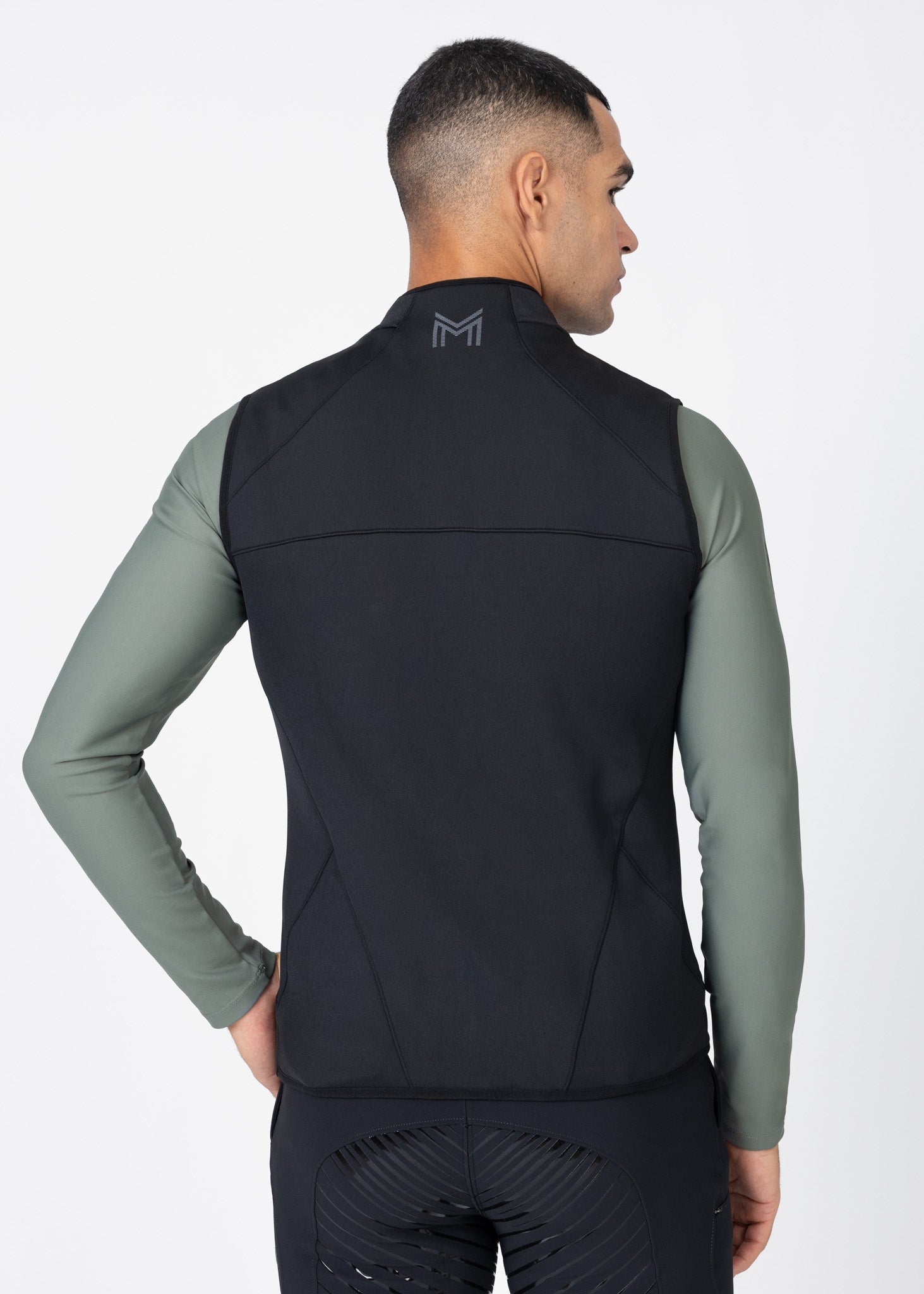 Camiseta técnica Maximilian Equestrian Grid Technical Vest (Black) detalle 3