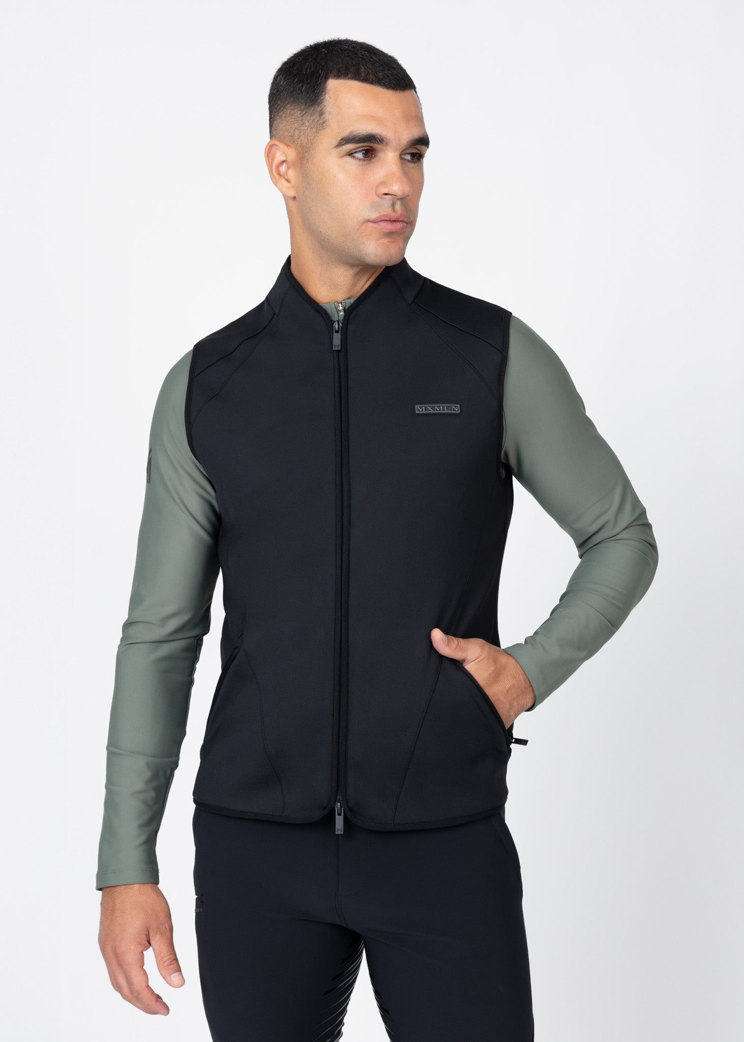 Camiseta técnica Maximilian Equestrian Grid Technical Vest (Black) vista principal