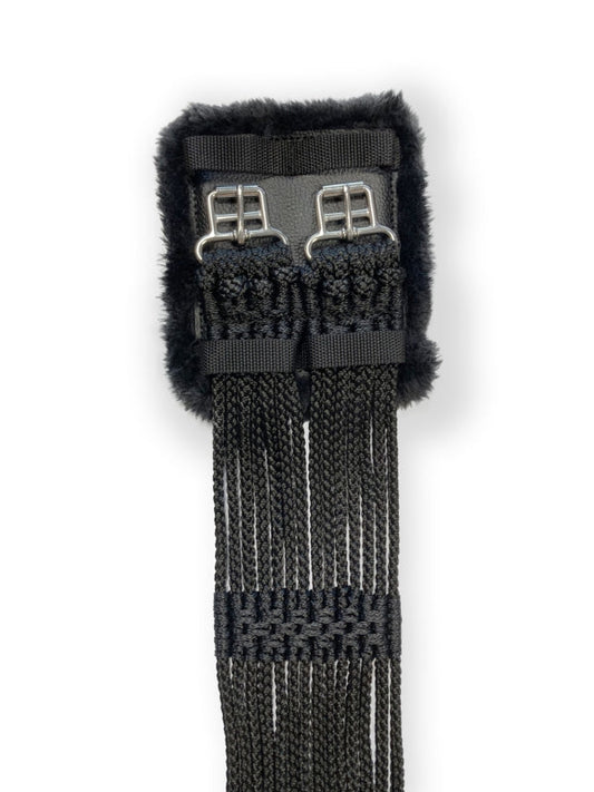 Cincha Stübben Short Cord cincha con Padded Buckles para equitación