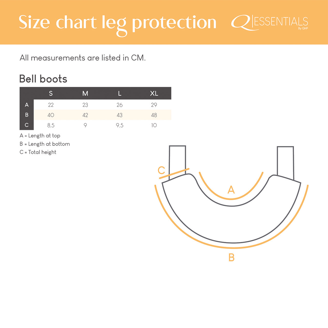 Campanas QHP Bell Boots para equitación - vista 7