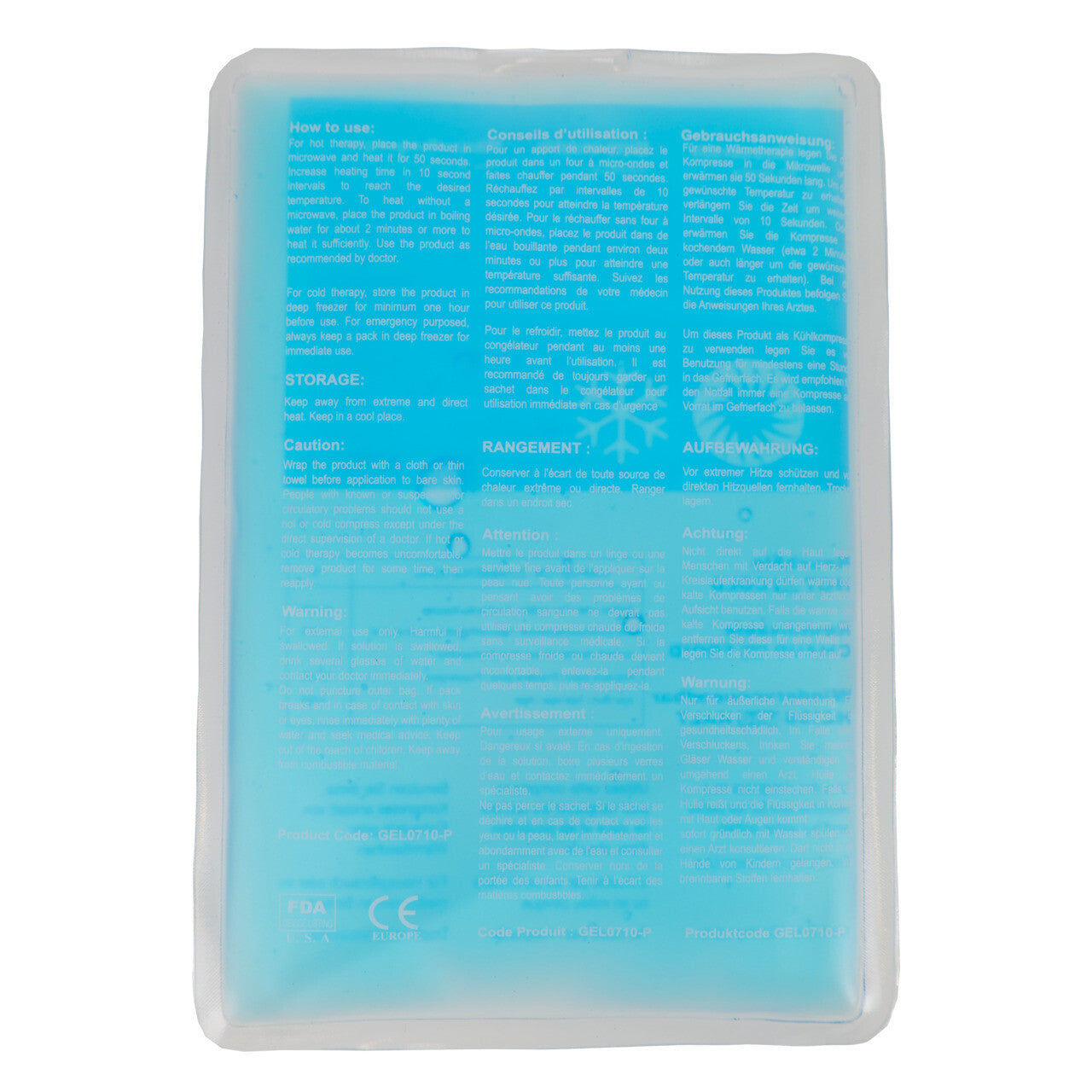 Warming/cooling pack QHP para equitación