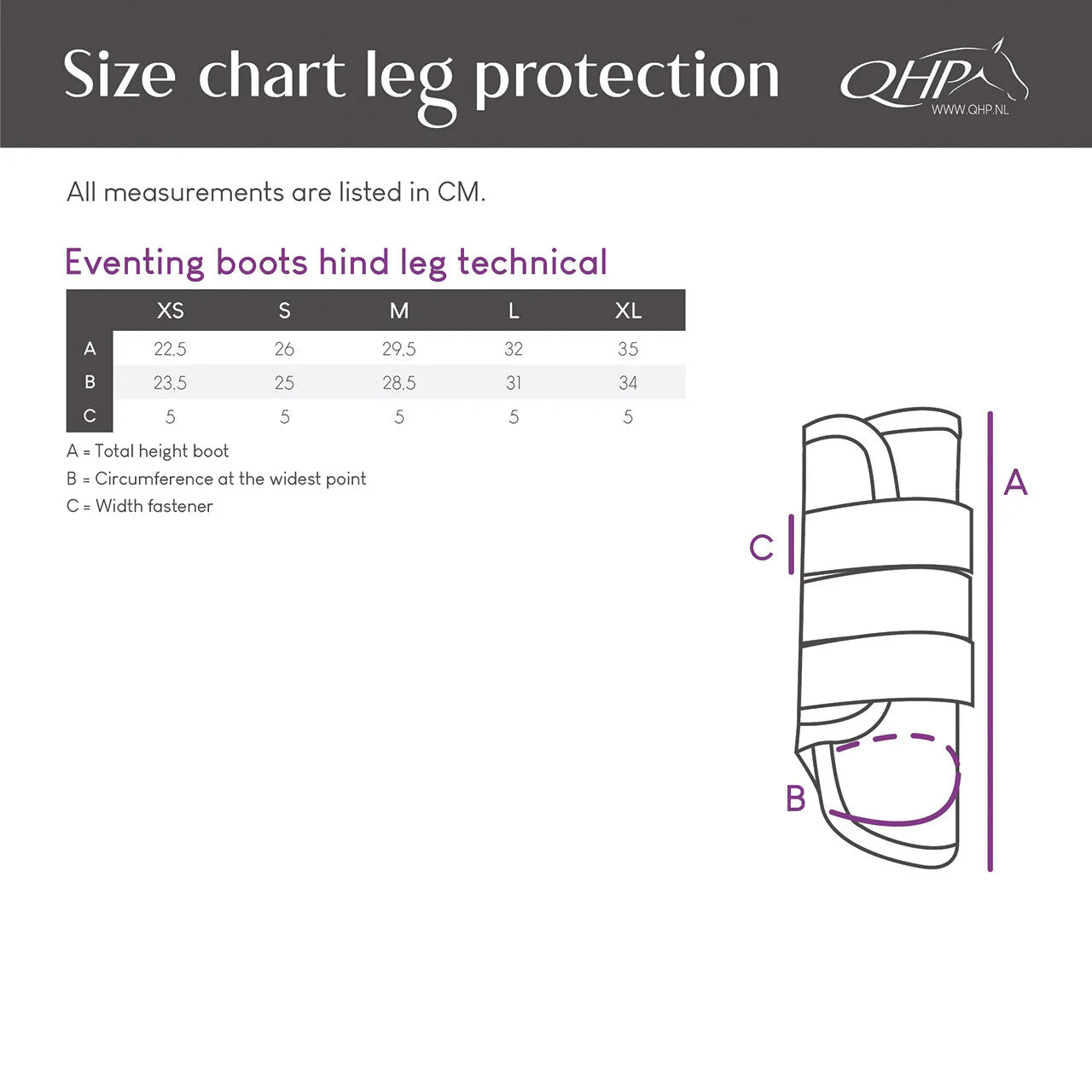 Protectores de completo QHP Eventing boots hind leg technical para equitación - vista 18
