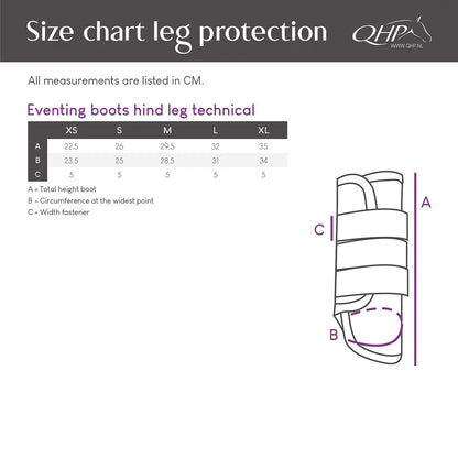 Protectores de completo QHP Eventing boots hind leg technical para equitación - vista 18