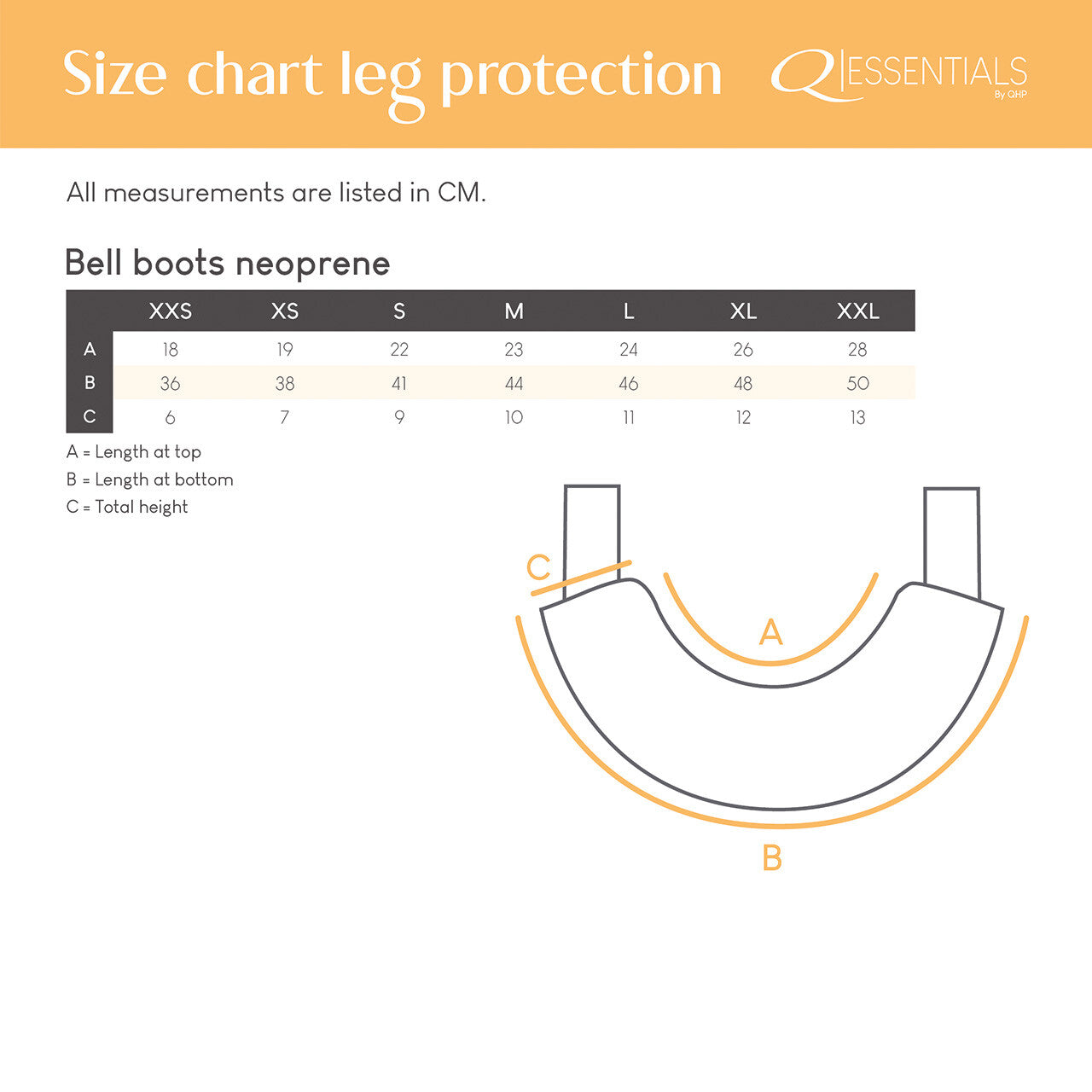 Campanas QHP Bell boots neoprene para equitación - vista 7