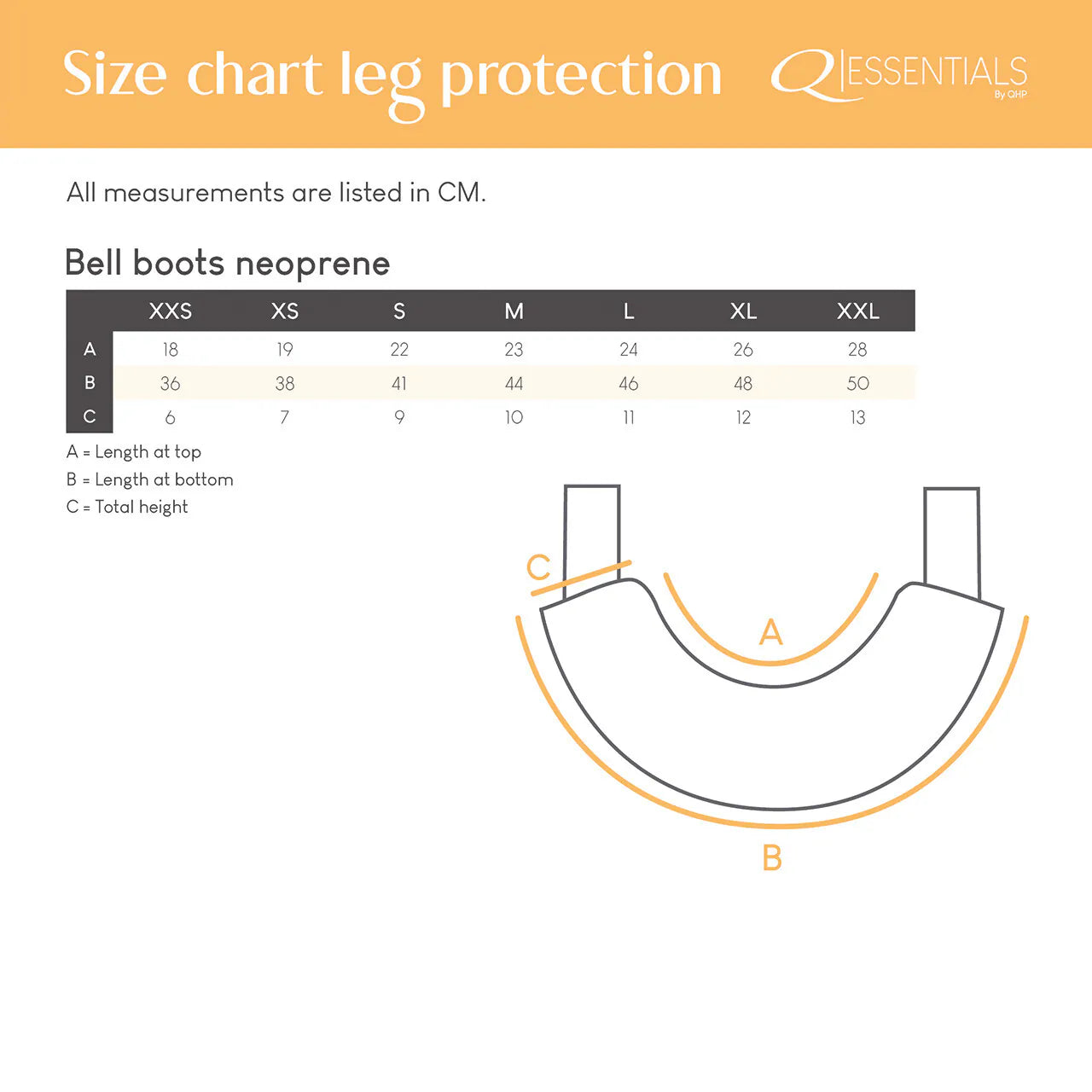 Campanas QHP Bell boots neoprene para equitación - vista 8