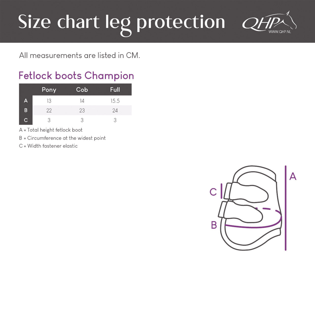 Protectores de menudillo QHP Fetlock boots Champion para equitación - vista 7