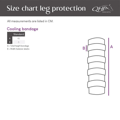 Protectores Accesorio ecuestre Cooling bandage QHP para equitación - vista 8