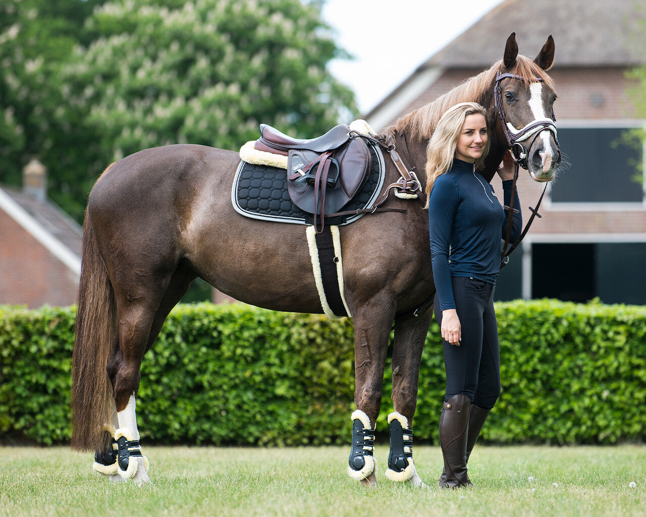 Protectores de menudillo QHP Fetlock boots Ontario para equitación - vista 17