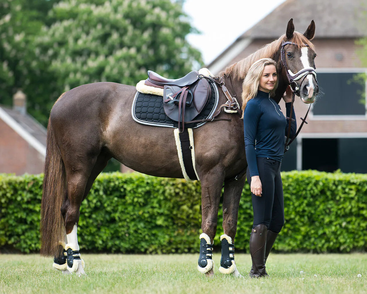 Protectores de menudillo QHP Fetlock boots Ontario para equitación - vista 18