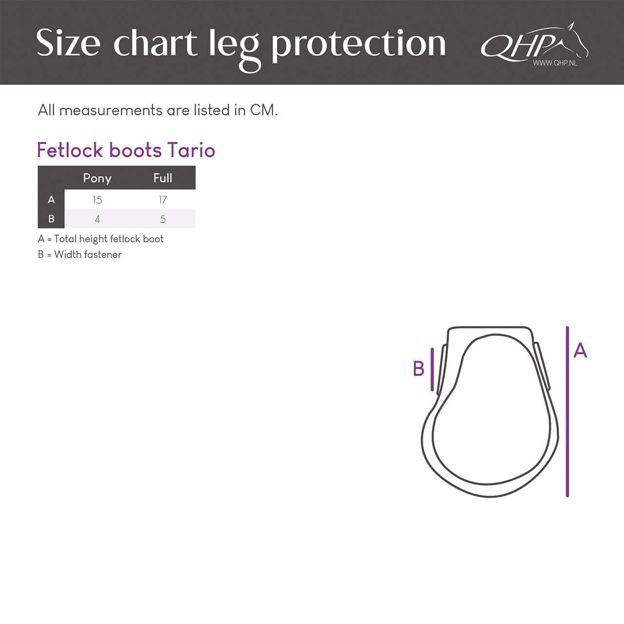 Protectores de menudillo QHP Fetlock boots Tario para equitación - vista 7