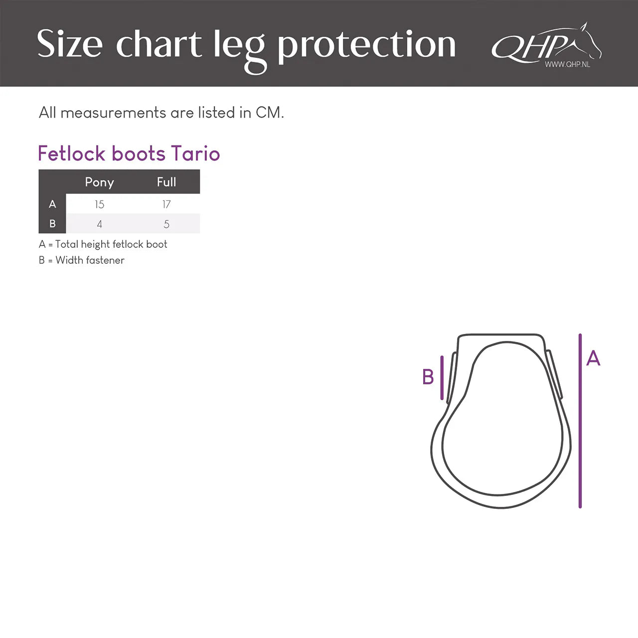 Protectores de menudillo QHP Fetlock boots Tario para equitación - vista 14