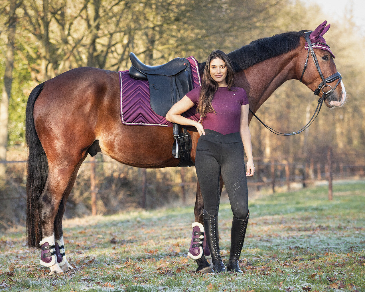 Protectores de menudillo QHP Fetlock boots Menton para equitación - vista 15