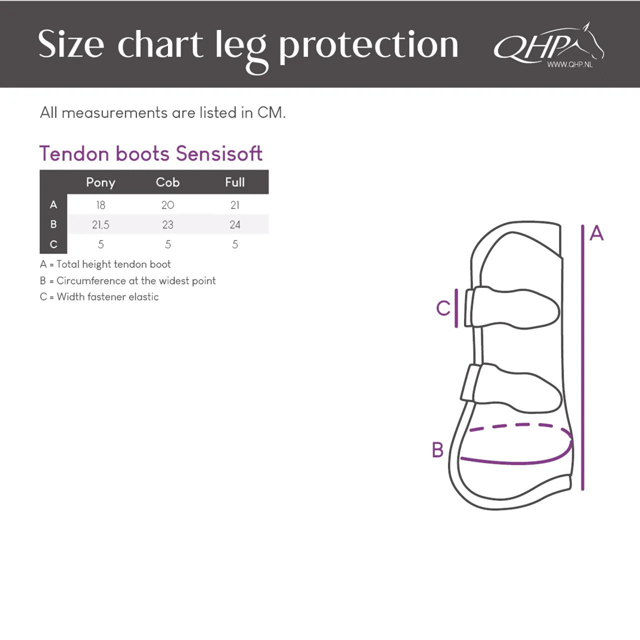 Protectores de tendón QHP Tendon boots Sensisoft para equitación - vista 14