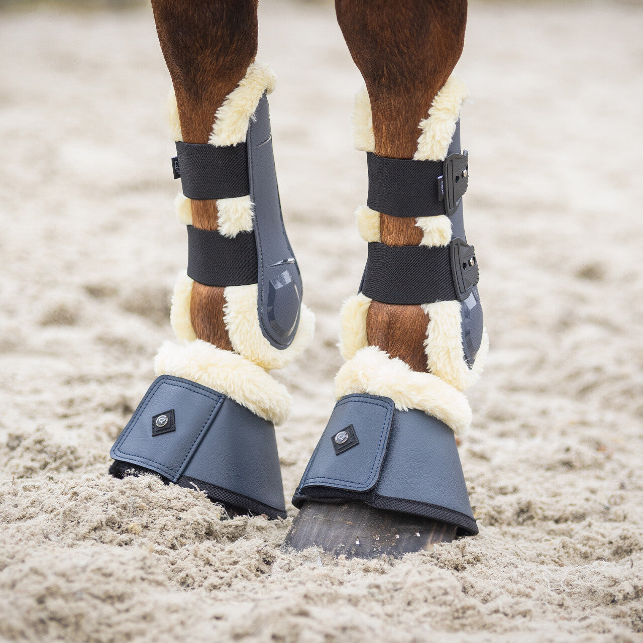 Campanas QHP Bell Boots Sensisoft para equitación - vista 9