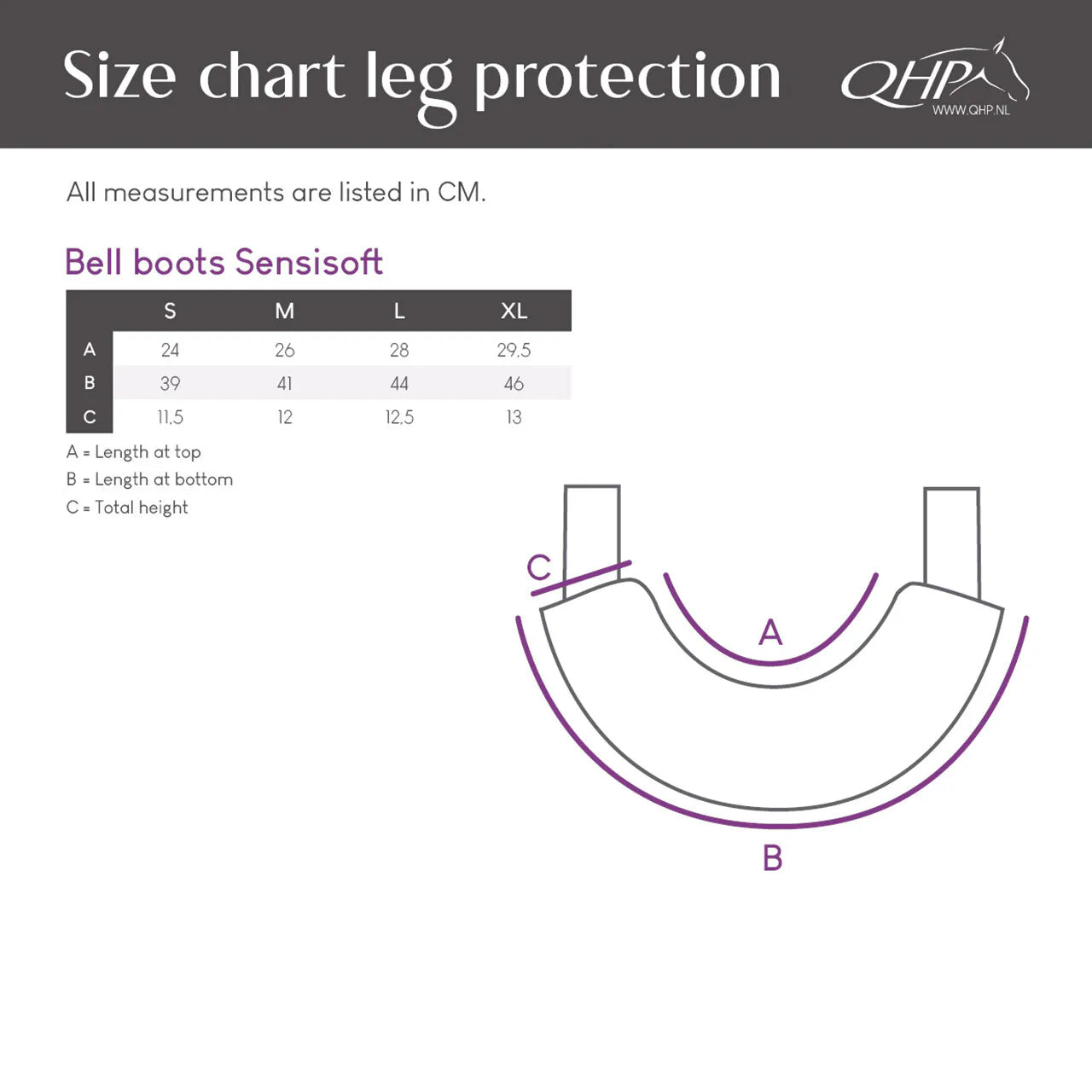 Campanas QHP Bell Boots Sensisoft para equitación - vista 14