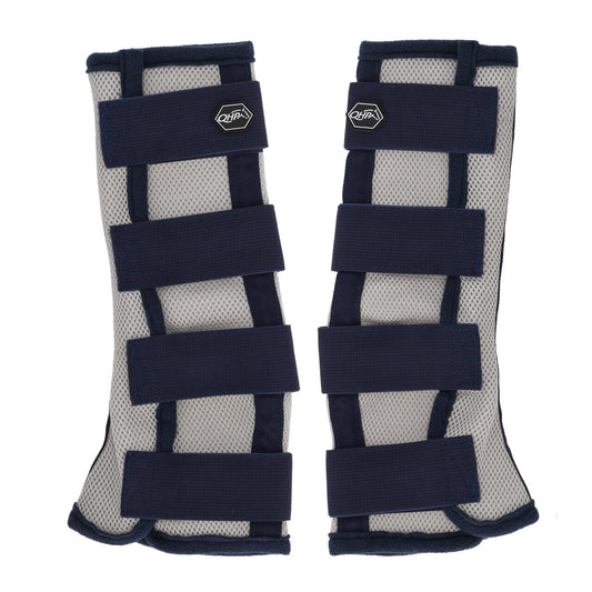 Protectores QHP Fly boots (2-pack) para equitación