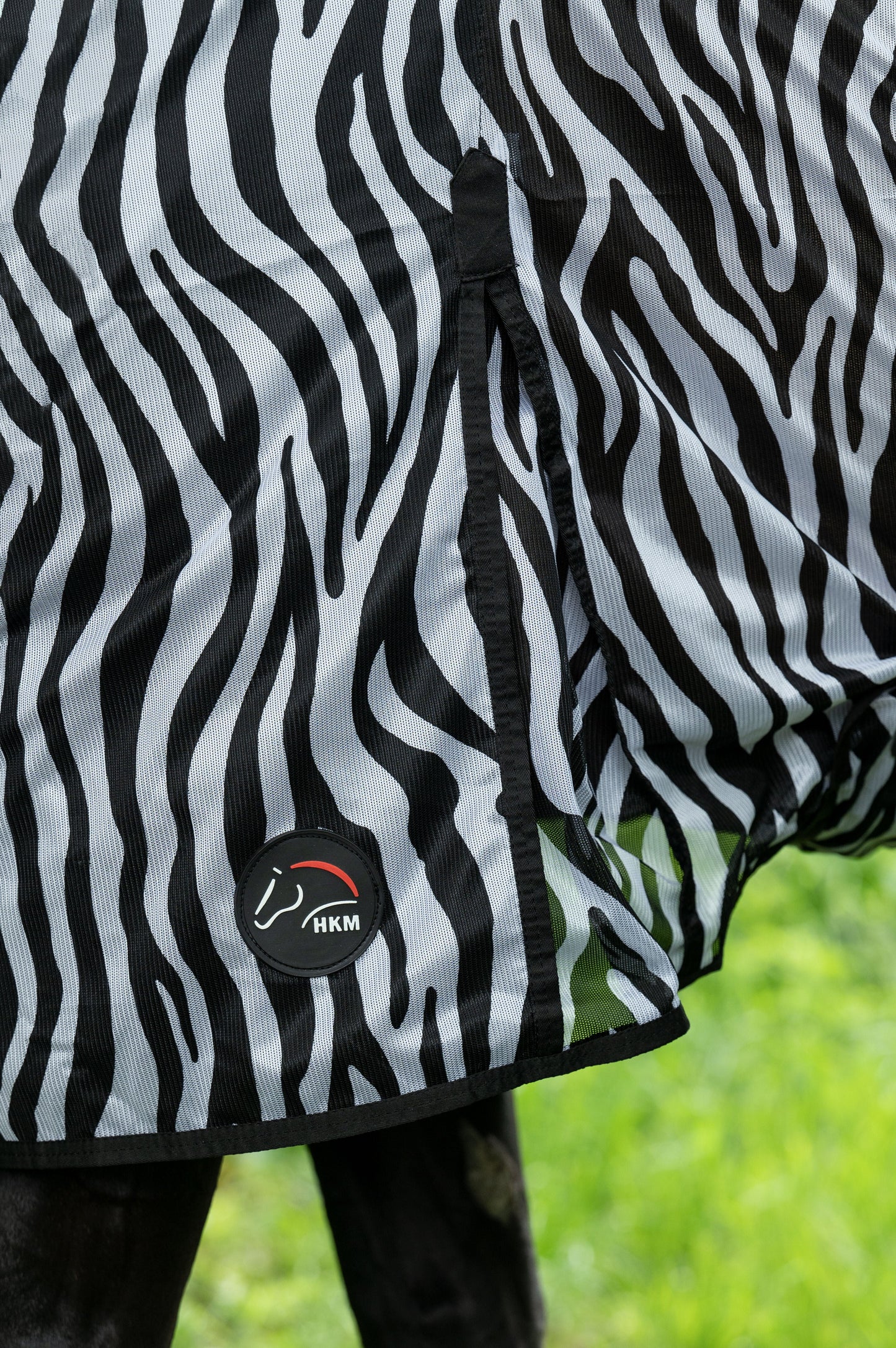 Manta para caballo HKM Fly Rug Zebra with Neck detalle 8