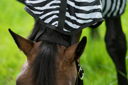 Manta para caballo HKM Fly Rug Zebra with Neck detalle 7