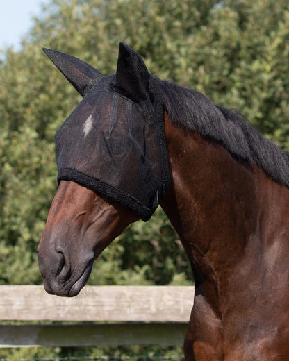 Máscara antimoscas con ear protection QHP para equitación - vista 7