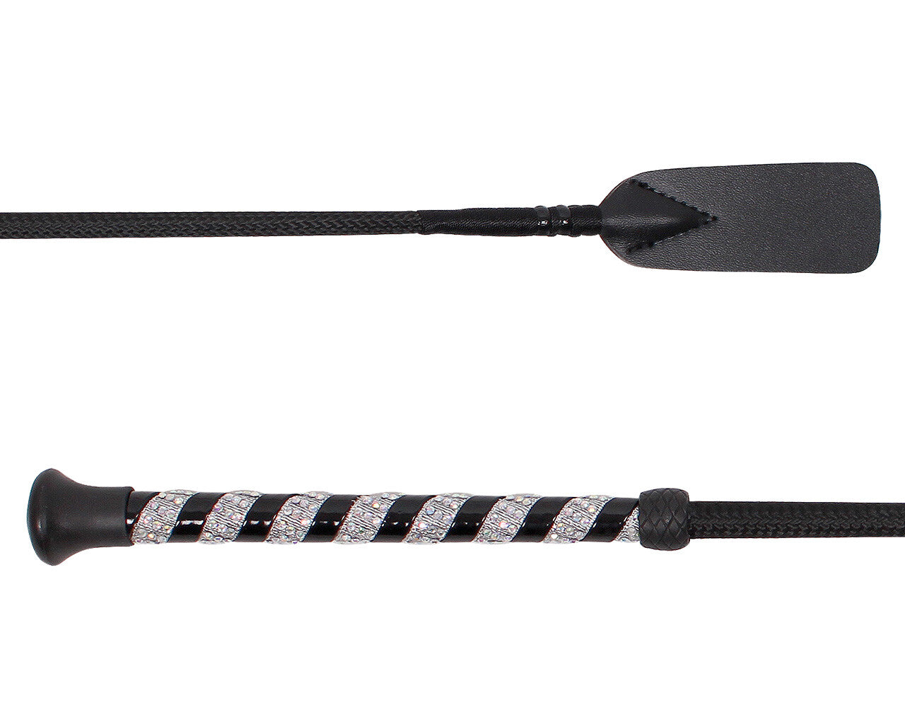 Fusta salto whip Crystal QHP para equitación - vista 3